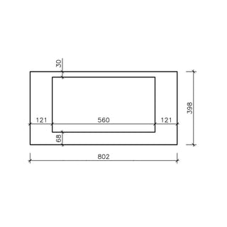 Vonios spintelė VICTA V80-BPS3