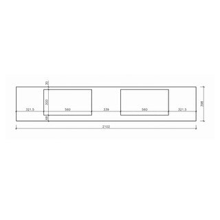 Vonios spintelė VICTA 210 cm juoda C3 – 2 juodi praustuvai
