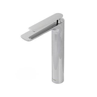 Aukštas chromuotas praustuvo maišytuvas Kohlman Experience QB170E pavaizduotas iš arti.