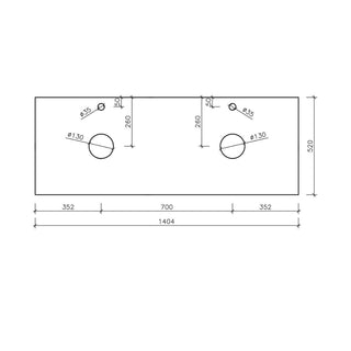BELLI GOLD JG140-S2P juoda 140 cm vonios spintelė su stalviršiu