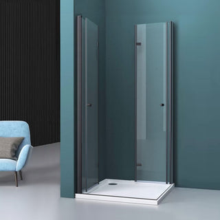 Dušo kabina Arizona iš šono su stiklinėmis durimis