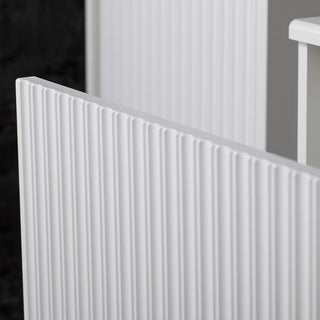 TRETTO spintelės 3D vertikalus frezuotas fasadas iš arti – moderni ir stilinga apdaila.