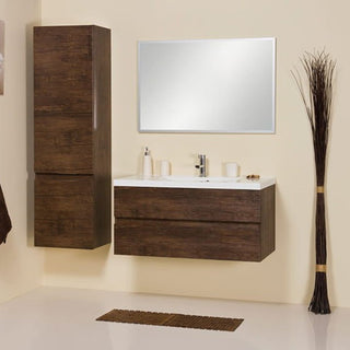 Elegante kolekcijos vonios baldu komplektas su pakabinama spintele ir auksta spintele