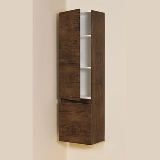 Pakabinama vonios lentyna Elegante su atidarytomis durelemis ir vidinemis lentynomis