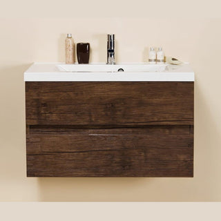 Minimalistinio dizaino vonios spintele su dviem stalciais ir balto keramikos pavirsiaus praustuvu